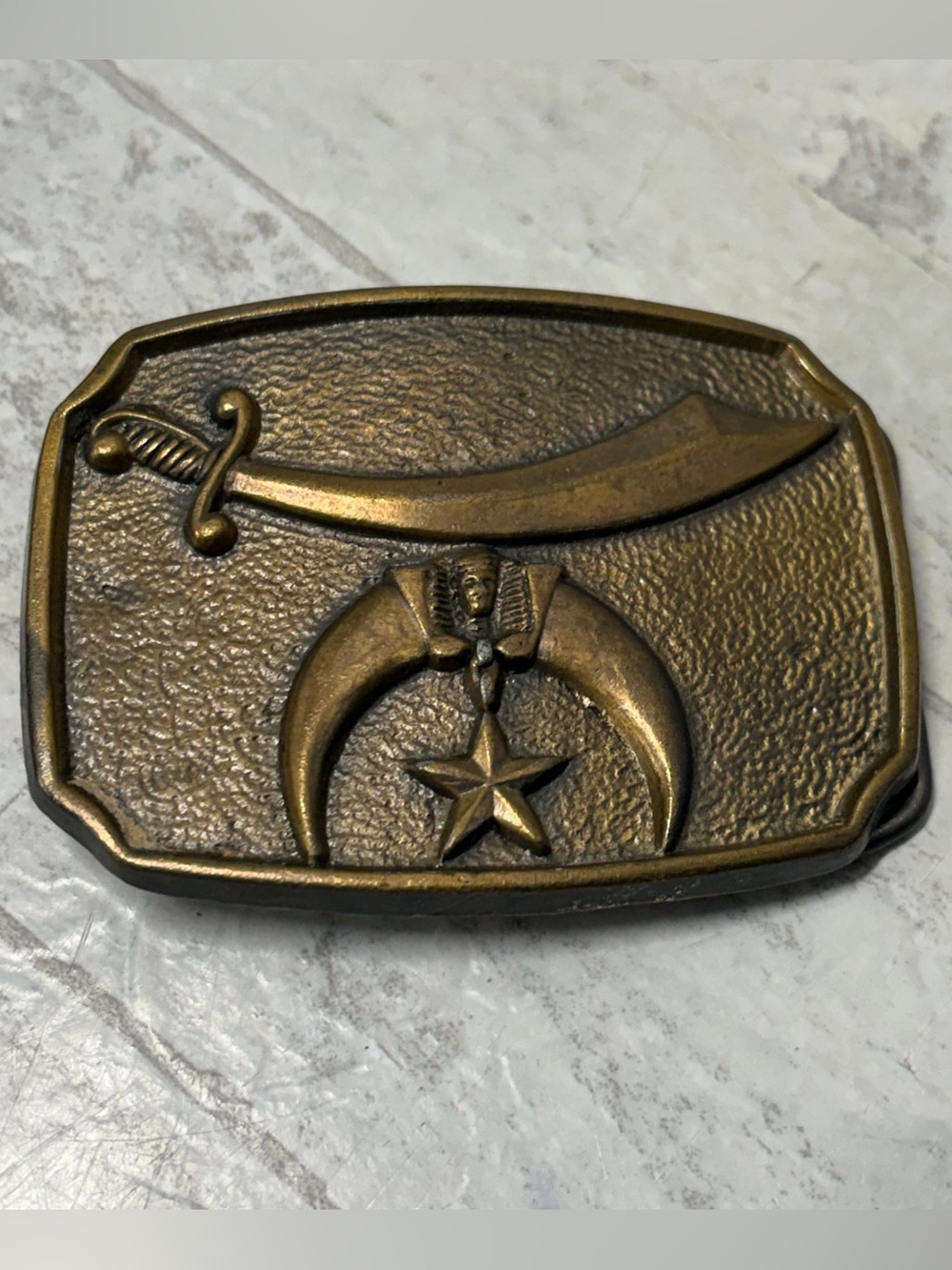 Vintage Masonic Shriner Belt Buckle